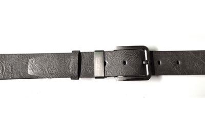 Cintura uomo pelle grigio altezza 3.8 cm sport jeans