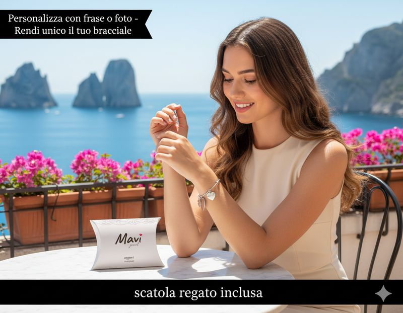 Bracciale personalizzato in acciaio