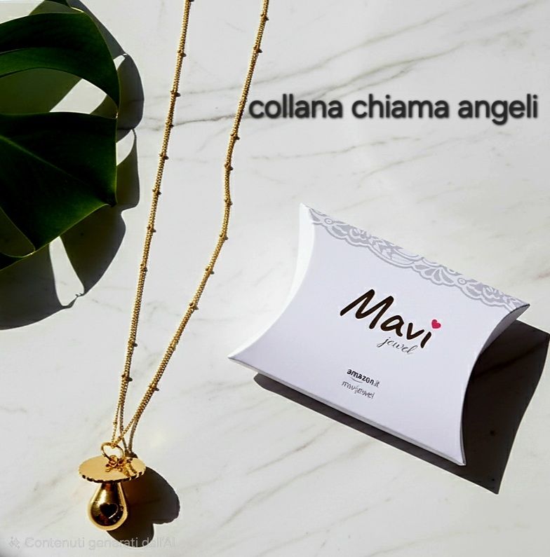 Richiamo degli angeli in acciaio a forma di ciuccio colore oro