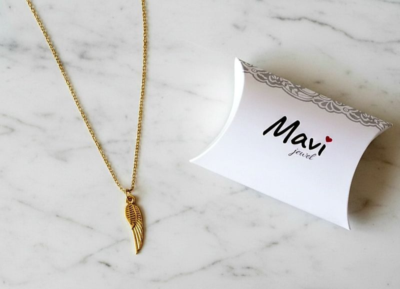 Collana donna con pendolo ala