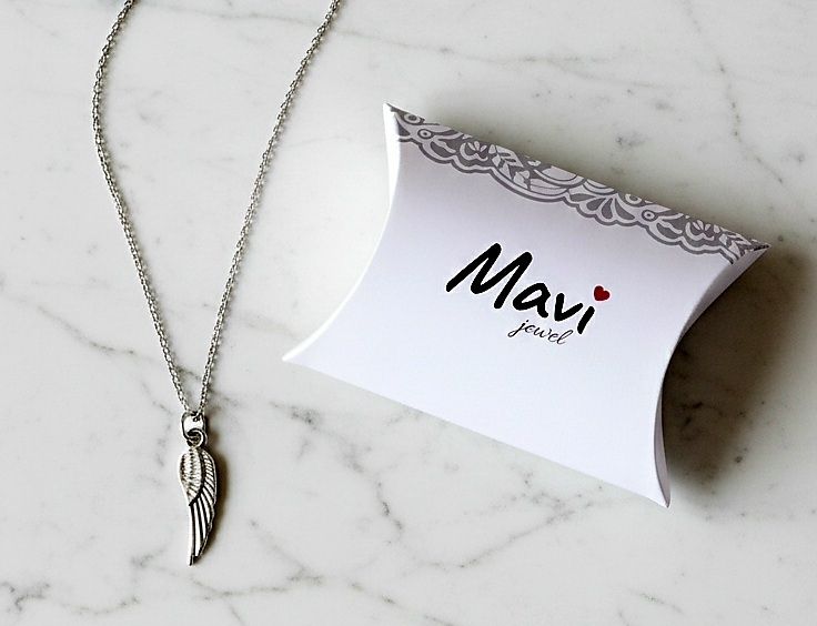 Collana donna con pendolo ala