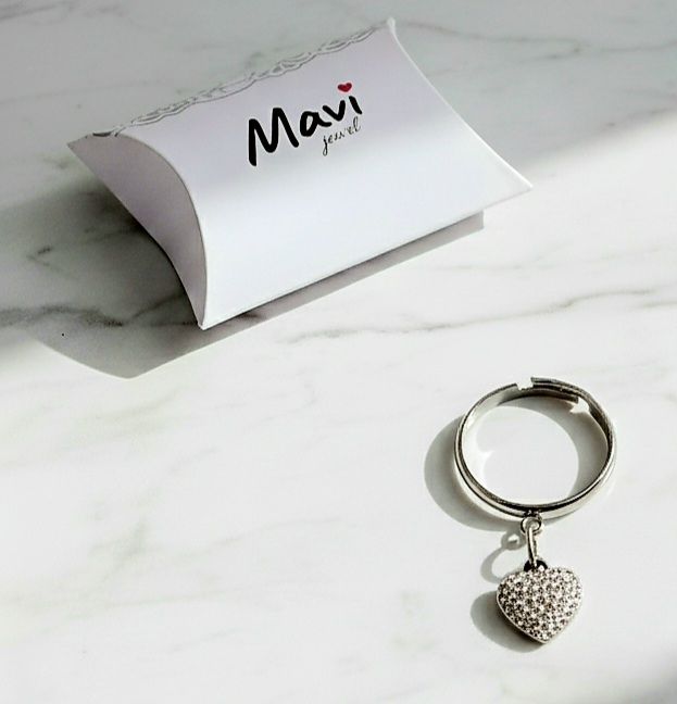 Anello donna con cuore