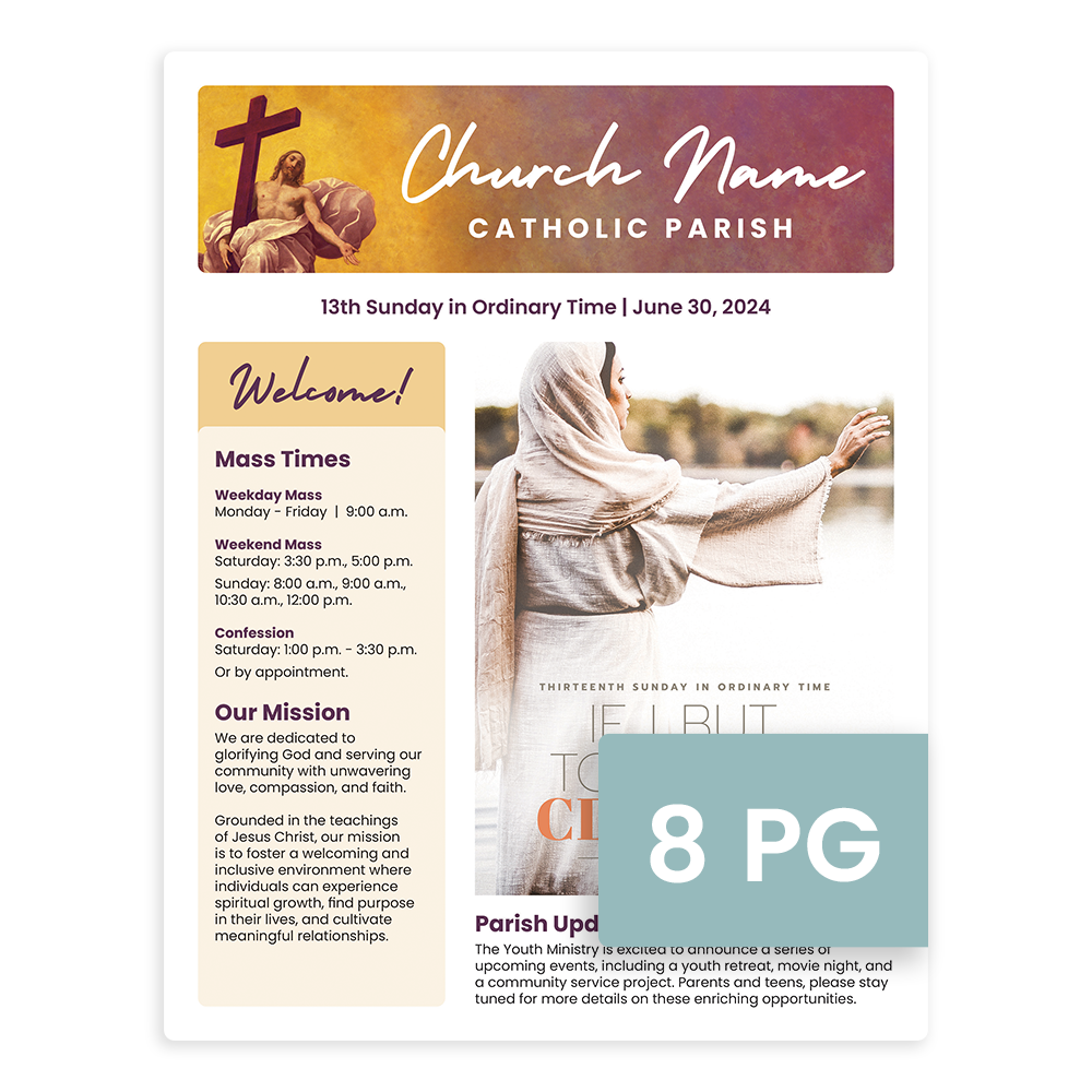 8 Page Bulletin Samples