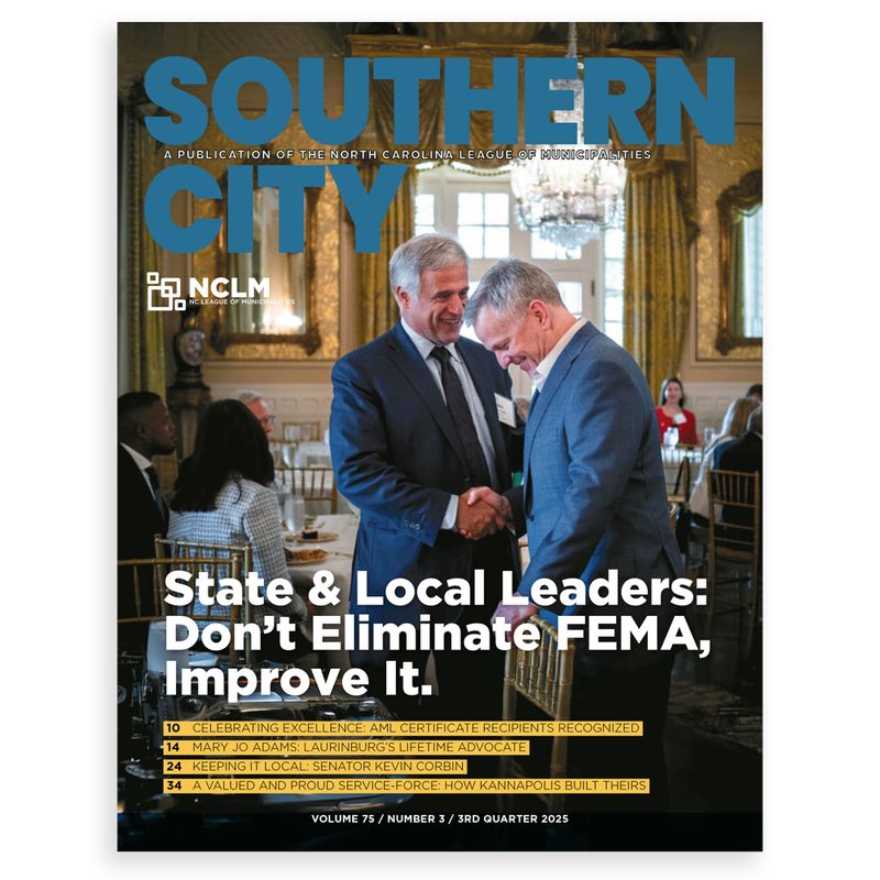 Sample Newsletter - North Carolina League of Municipalities