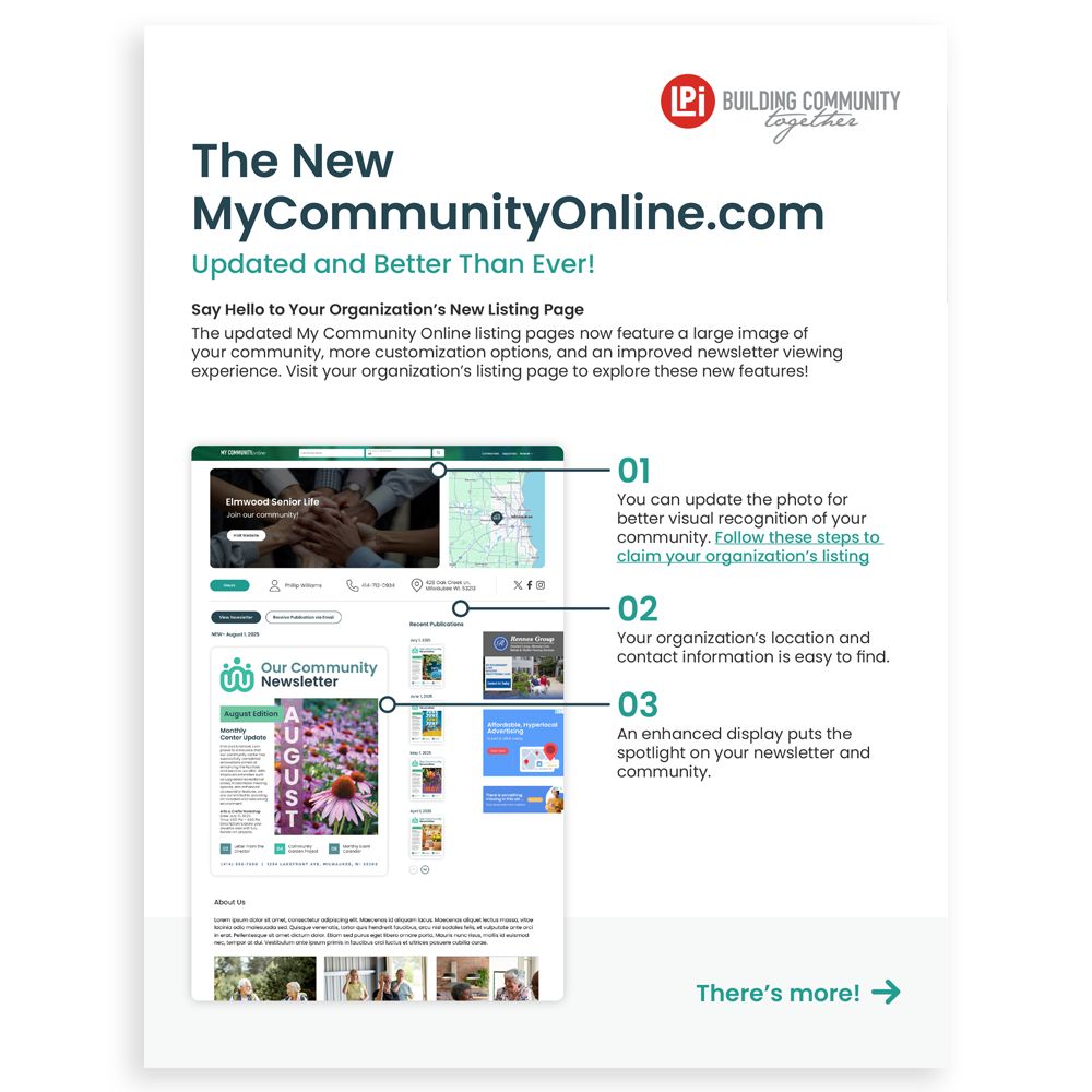 Updated MyCommunityOnline.com Flyer