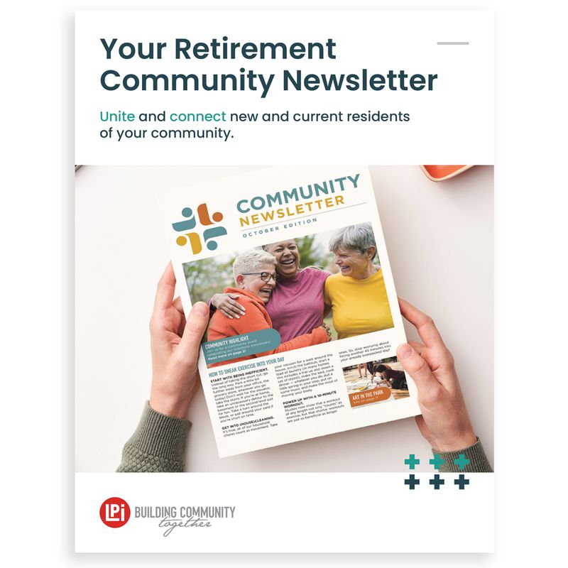 Your Retirement Community Newsletter Brochure