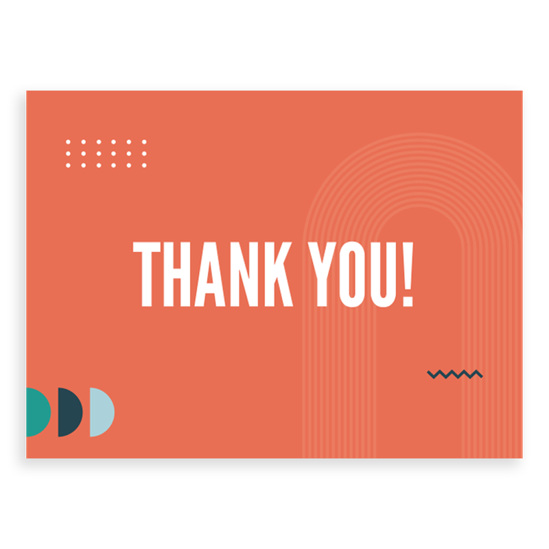 Thank You Greeting Card