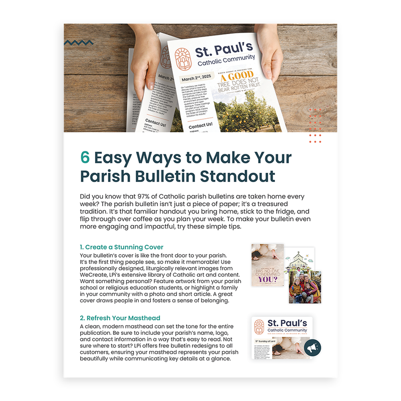 Tip Sheet - 6 Easy Ways to Make Your Bulletin Standout