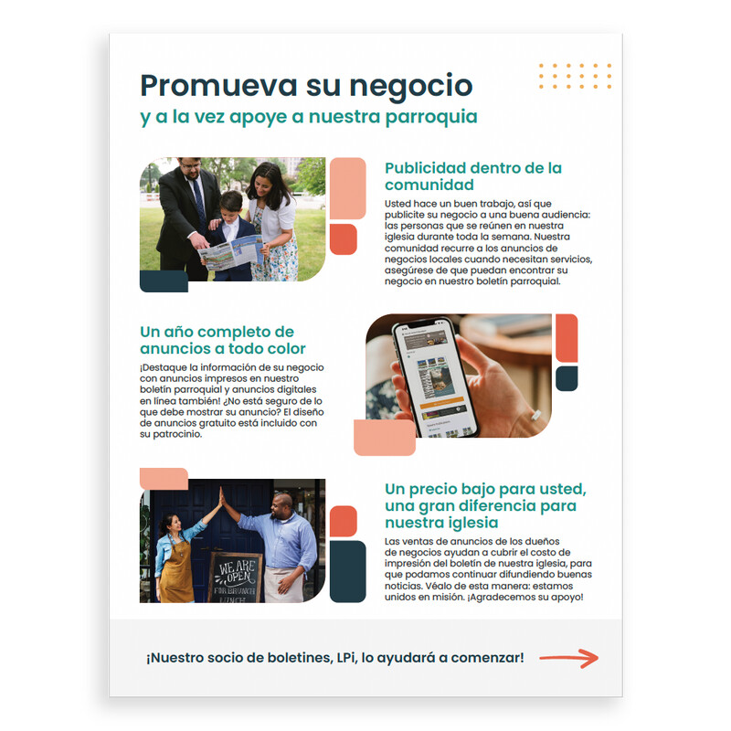 Church Bulletin Flyer - SPANISH