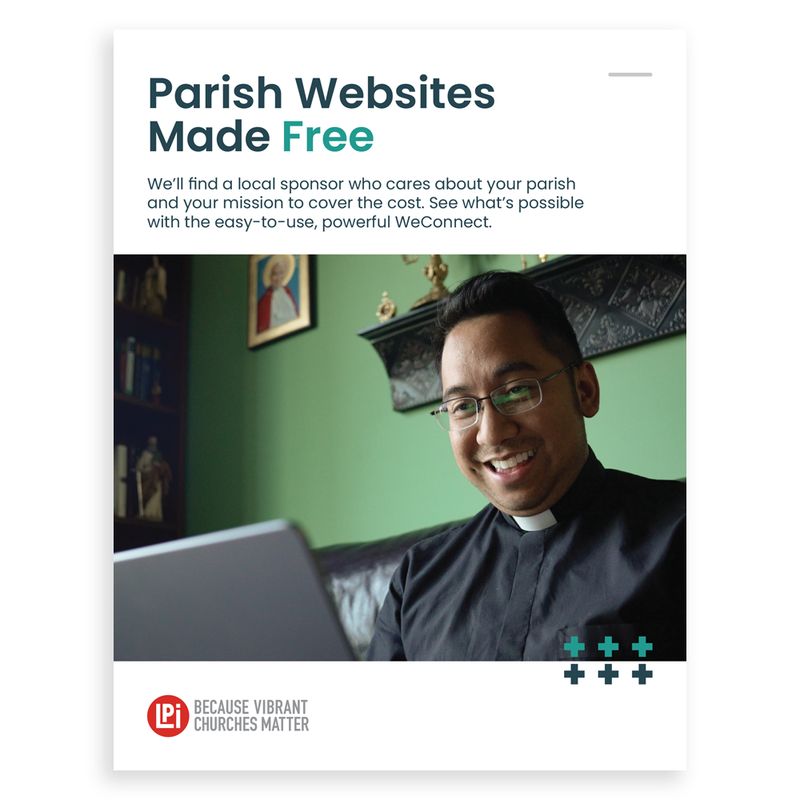 Parish Websites Made Free (WeConnect Brochure)