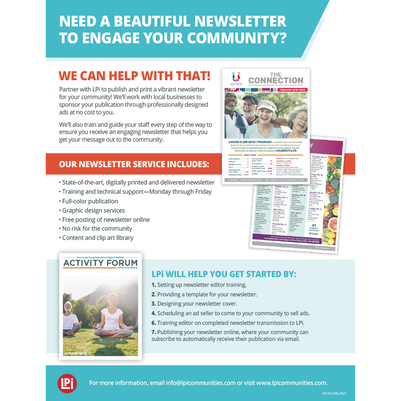 Community Newsletter Flyer