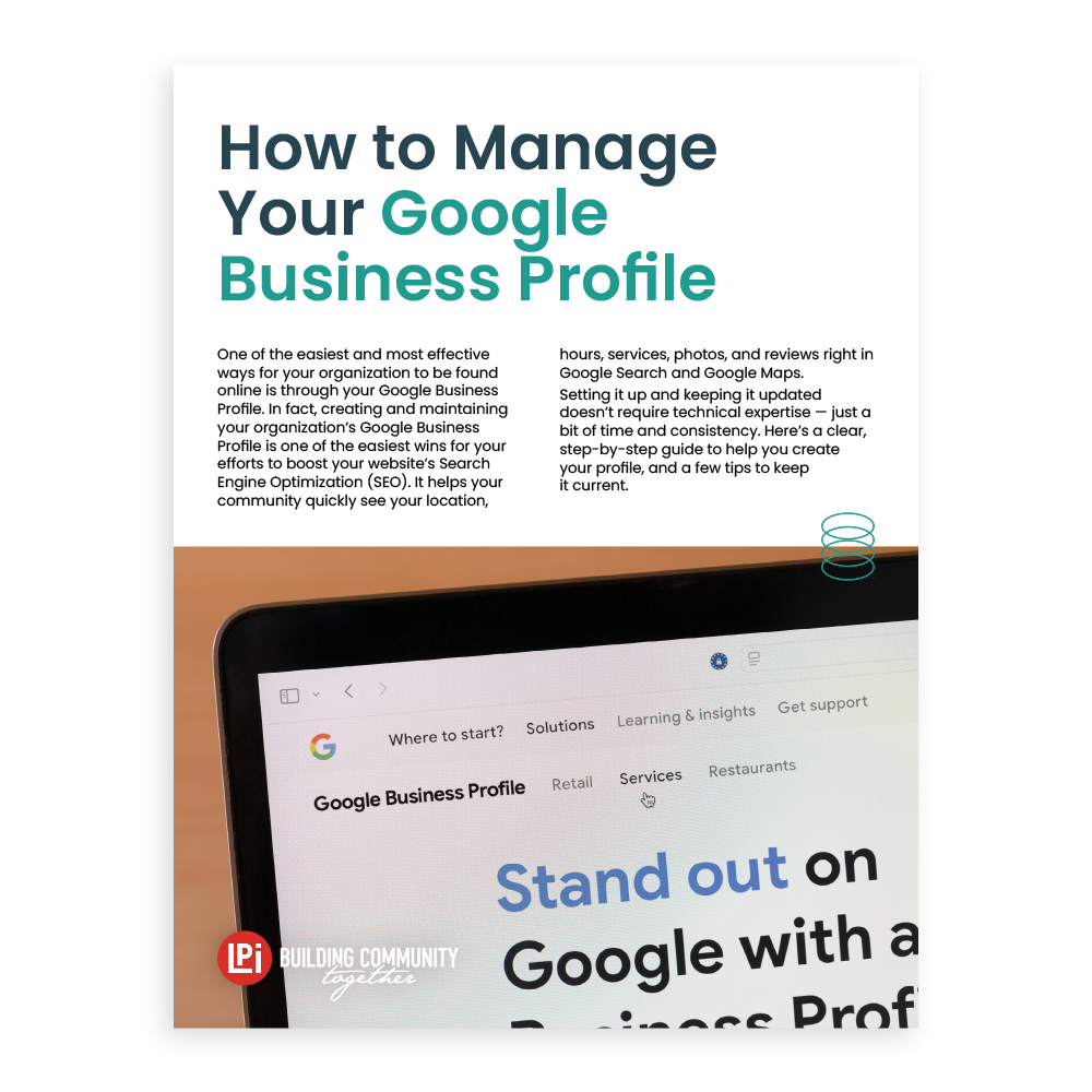 Brochure: How to Manage Your Google Business Profile