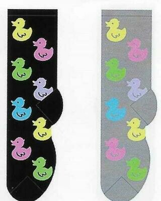 Women's Rubber Ducky Crew Socks - 2 Colors