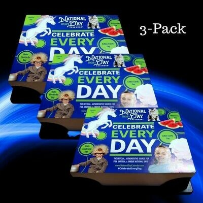 3-Pack | 2021 National Day Page-A-Day Calendar 3-Pack | 2021 National Day Page-A-Day Calendar