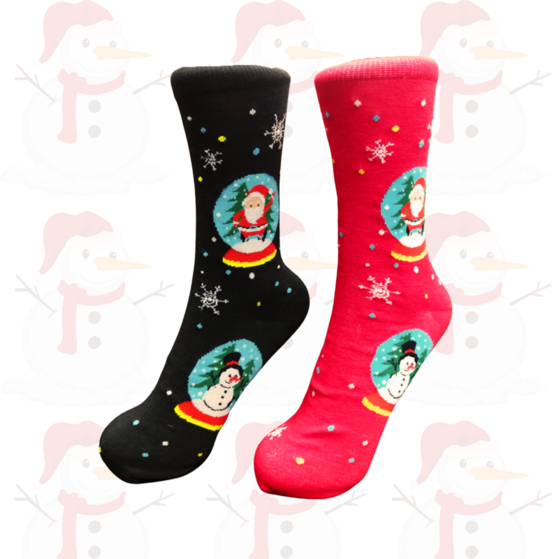 Men&#39;s Snow Globe Crew Socks - 2 Colors