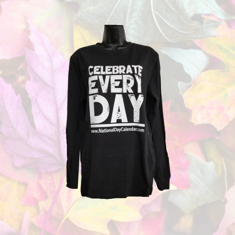 Black Celebrate Every Day Long Sleeve T-Shirt