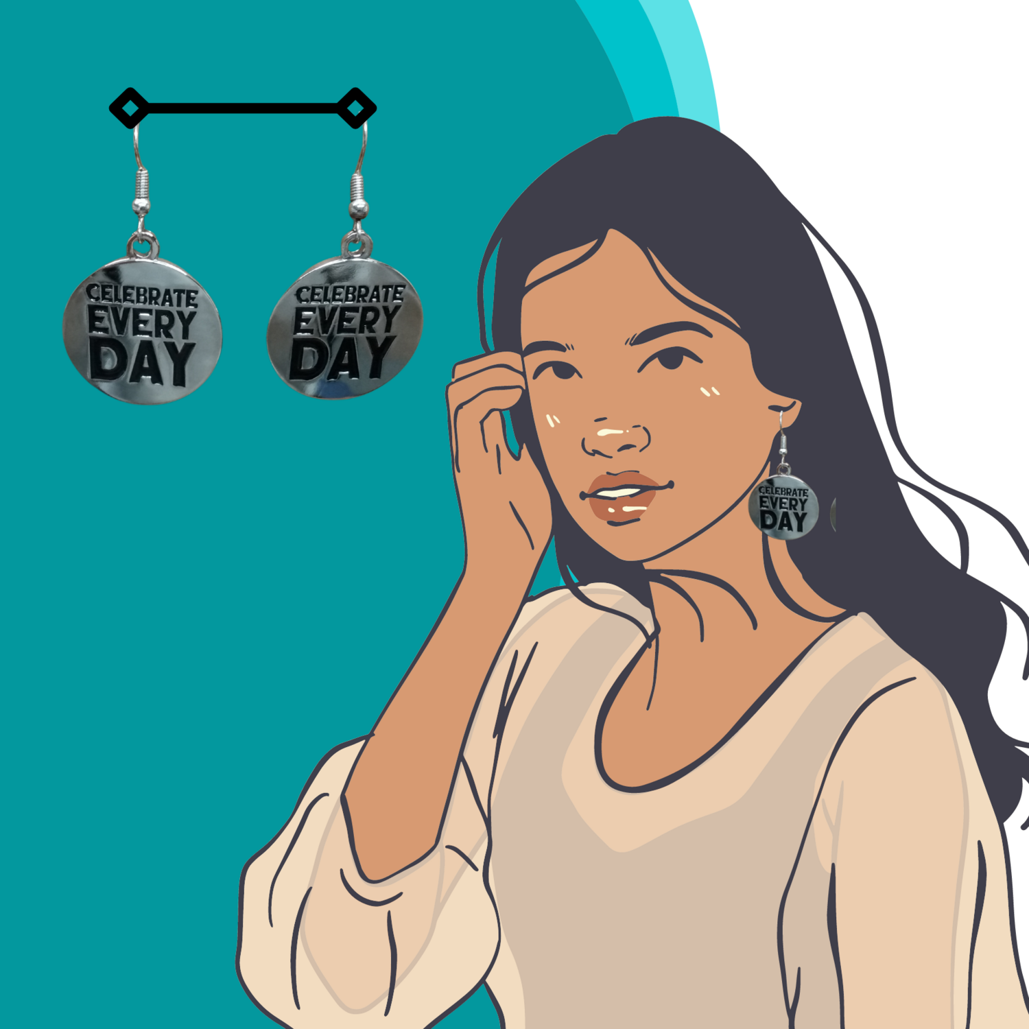 Celebrate Every Day Dangle Earrings