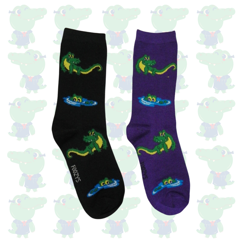 Women&#39;s Crocodile Crew Socks - 2 Colors