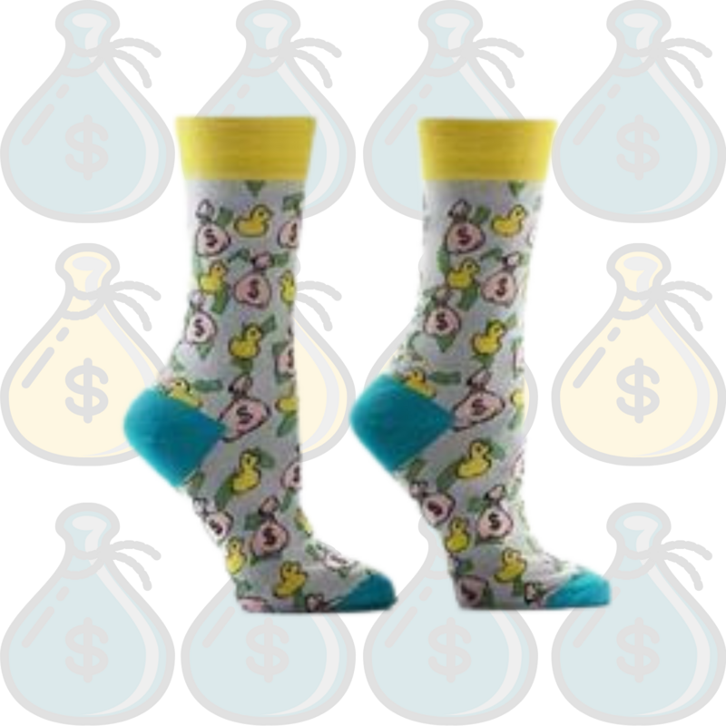 Women&#39;s Lucky Duck Crew Socks