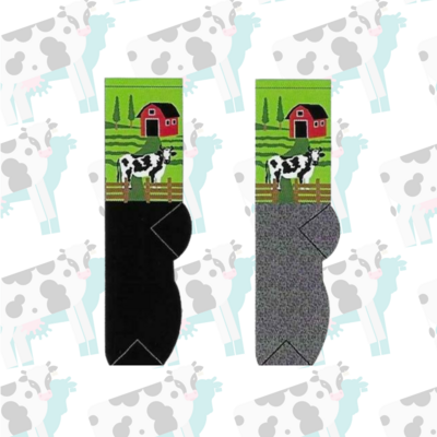 Women's Dairy Farm Crew Socks - 2 Colors