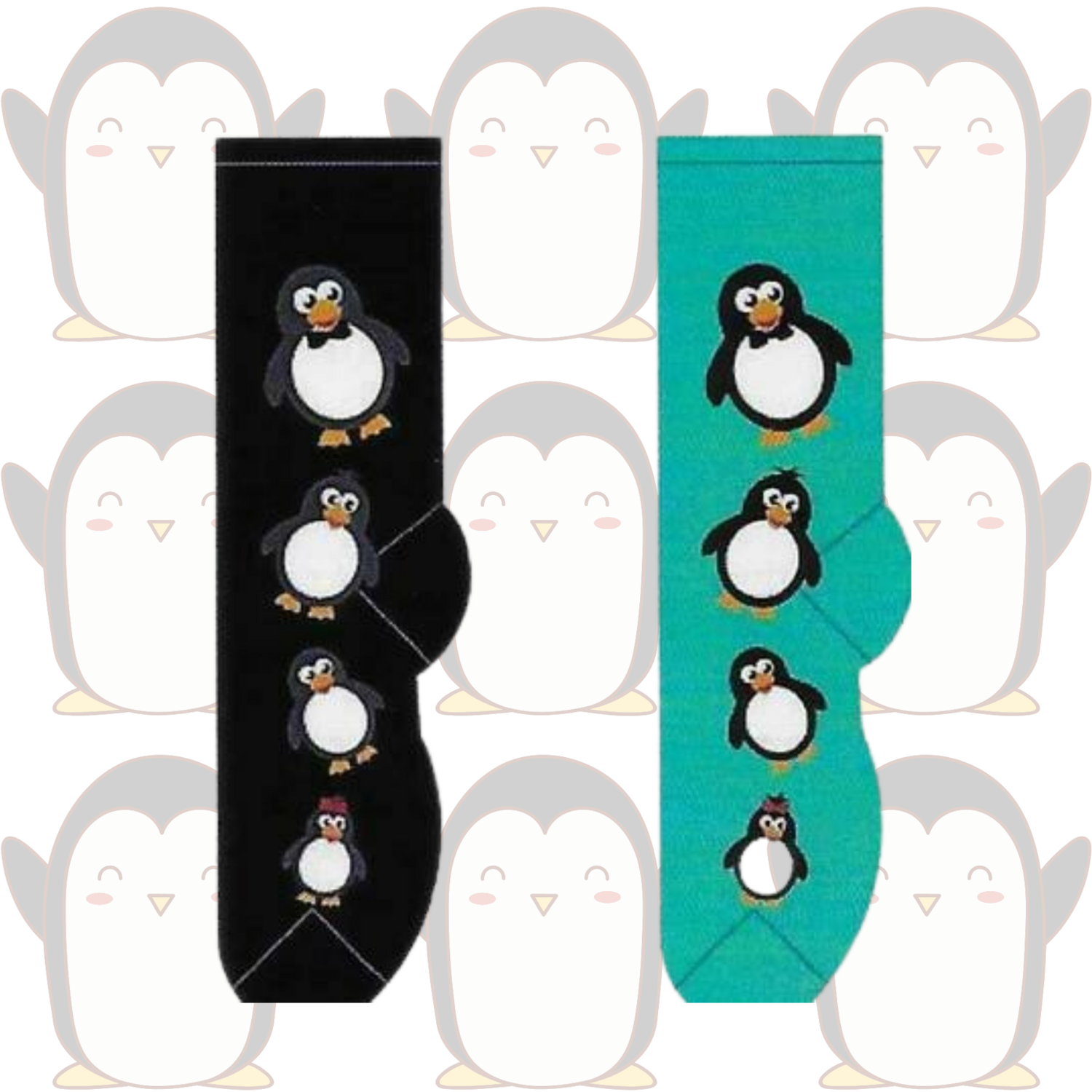 Women&#39;s Penguin Crew Socks - 2 Colors