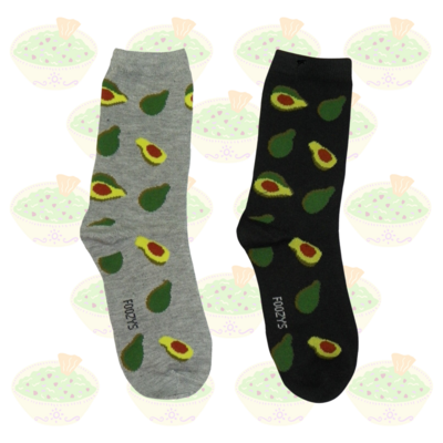 Women's Avocado Crew Socks - 2 Colors