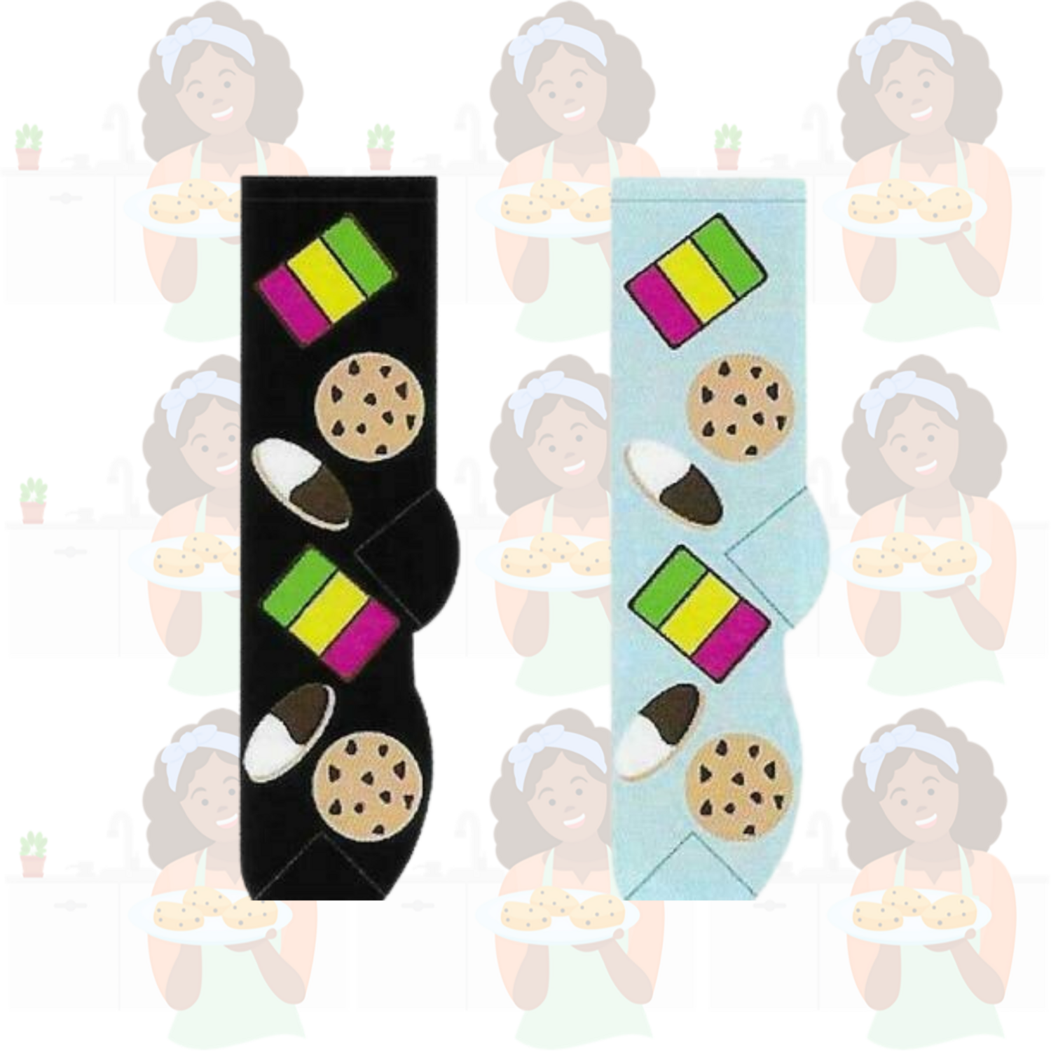 Women&#39;s Cookie Crew Socks - 2 Colors