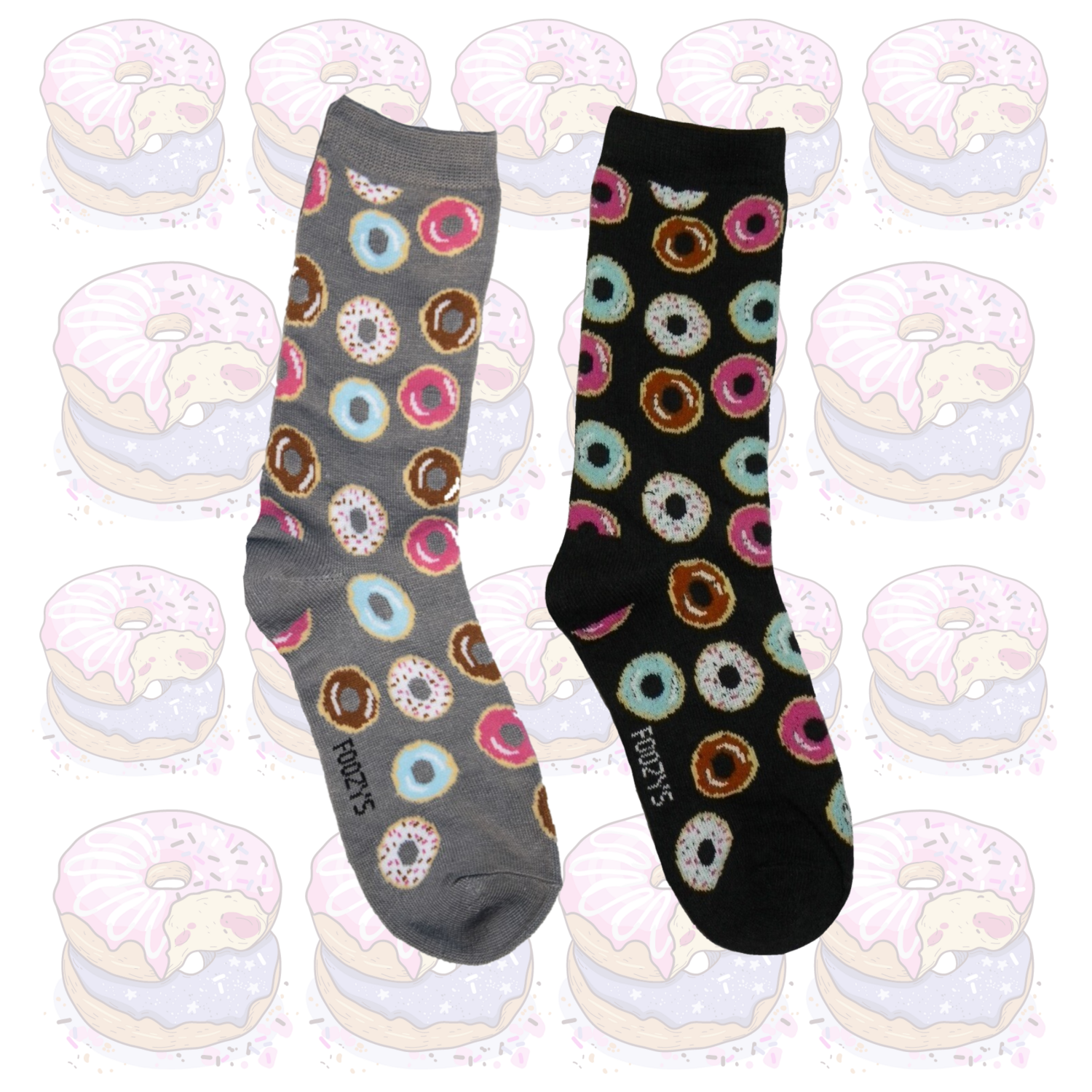 Women&#39;s Donut Crew Socks - 2 Colors