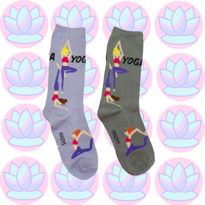 Women&#39;s Yoga Crew Socks - 2 Colors