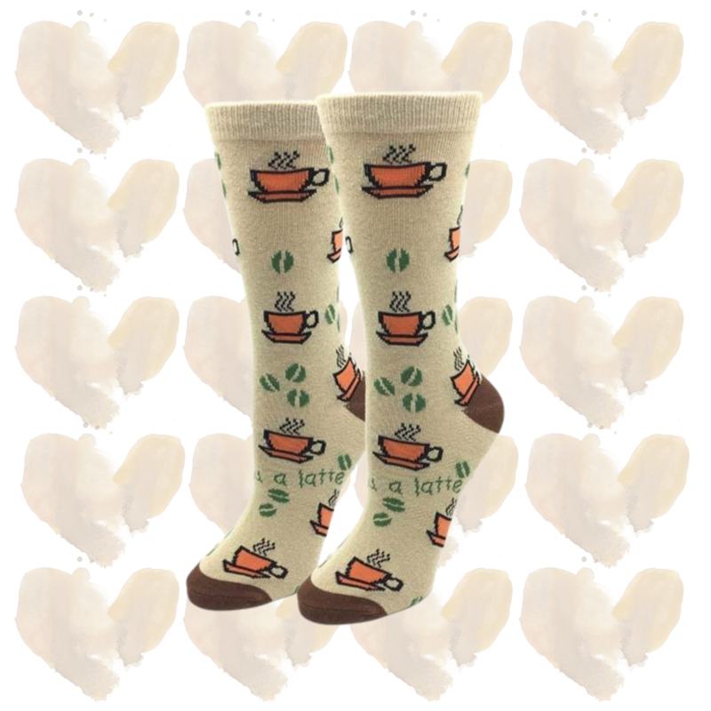 Women&#39;s I Like You A Latte Crew Socks