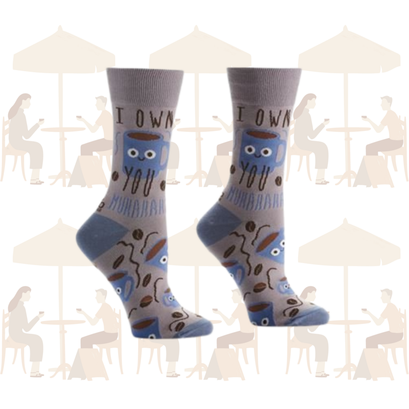 Women&#39;s I Own You A&#39;Latte Crew Socks