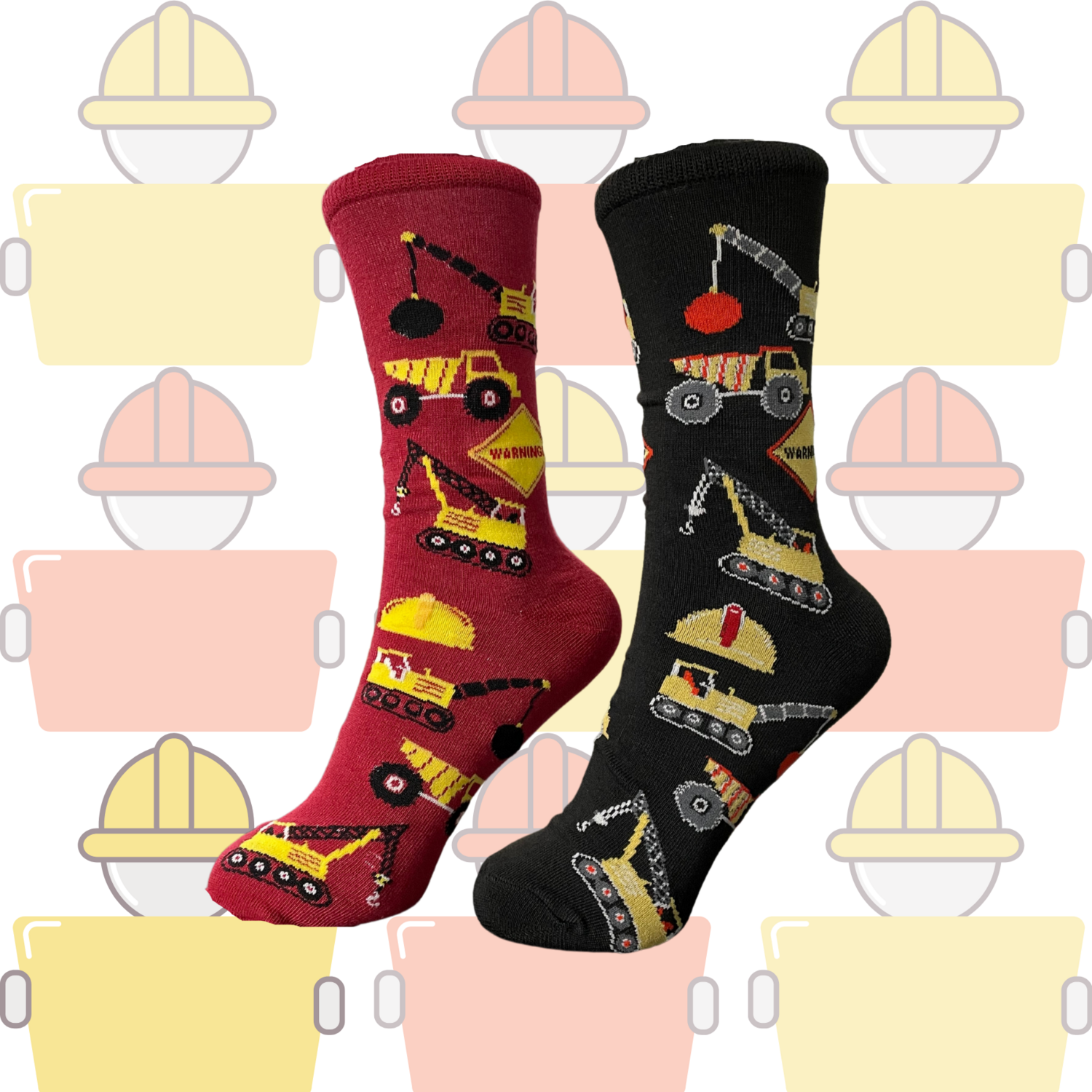 Men&#39;s Construction Crew Socks - 2 Colors