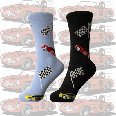 Men's Racing Crew Socks - 2 Colors