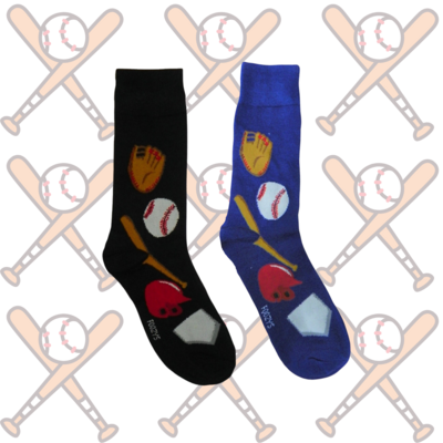 Men's Baseball Crew Socks - 2 Colors