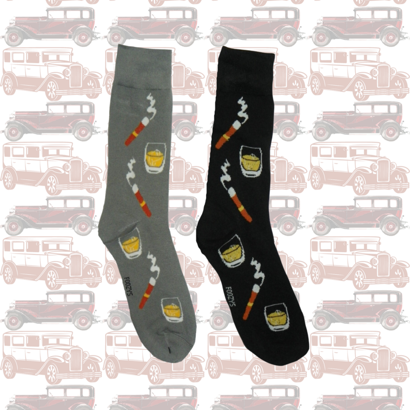 Men&#39;s Scotch &amp; Cigar Crew Socks - 2 Colors