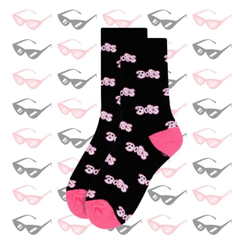 Women&#39;s Boss Lady Crew Socks
