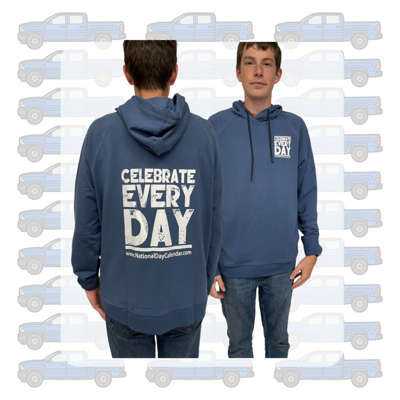 Celebrate Every Day Jean Blue Hoodie