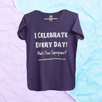Heather Purple Women&#39;s Celebrate Every Day Superpower T-Shirt