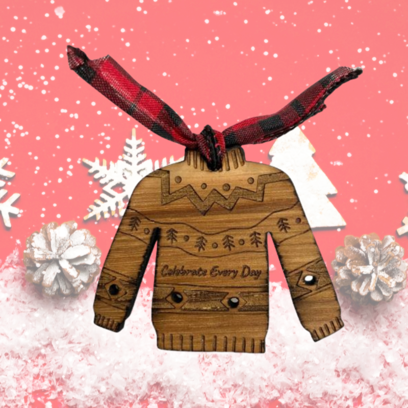 Ugly Christmas Sweater Ornament