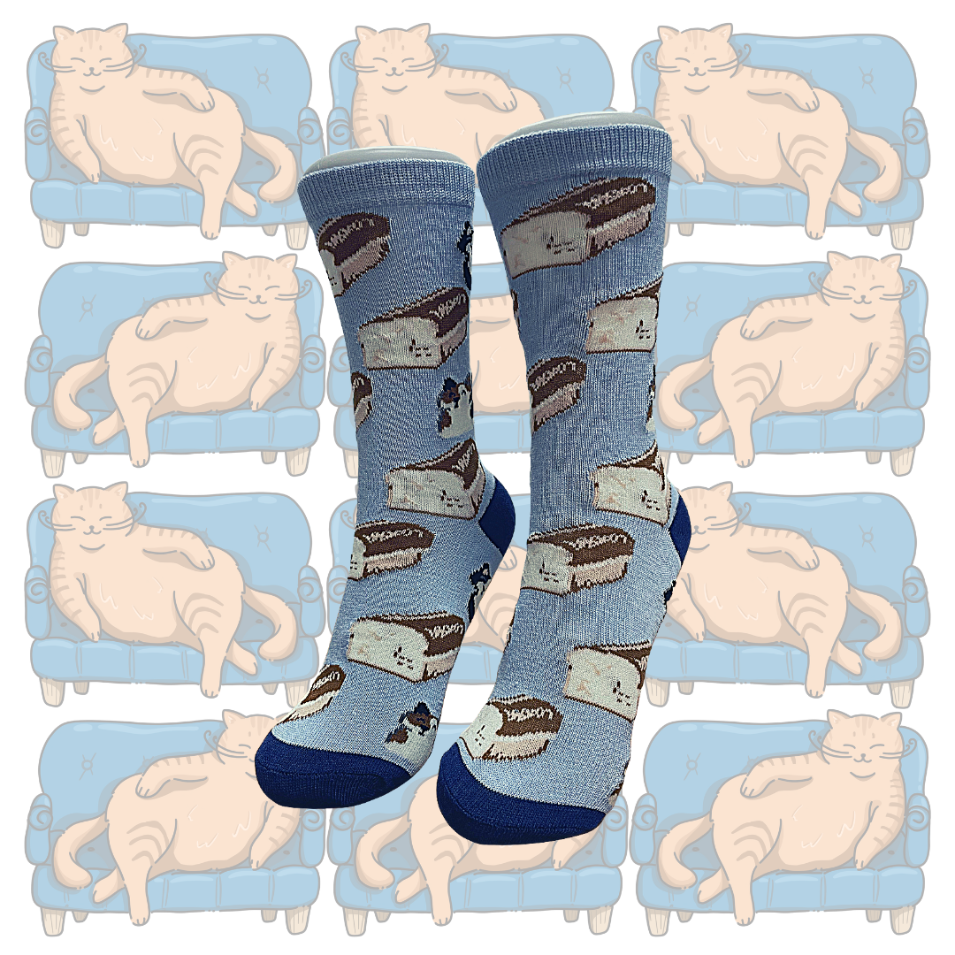 Women&#39;s Cats &amp; Bread Crew Socks