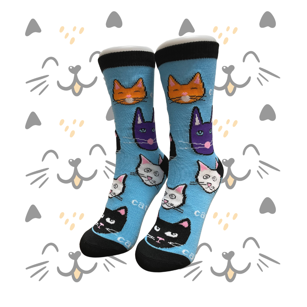 Women&#39;s Cats, Cats, And More Cats Crew Socks​