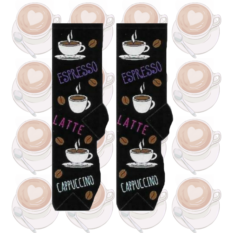 Women&#39;s Specialty Coffee Crew Socks