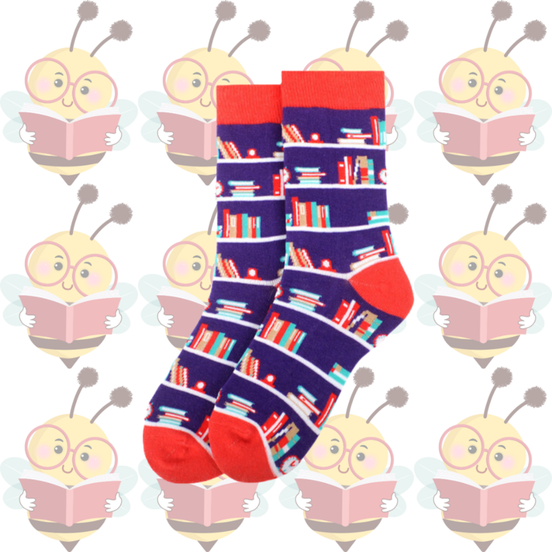 Women&#39;s Book Lover Crew Socks