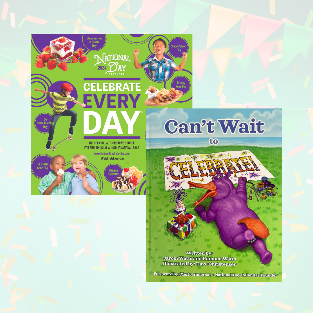 Can't Wait to Celebrate Children's Book and 2024 Wall Calendar Combo