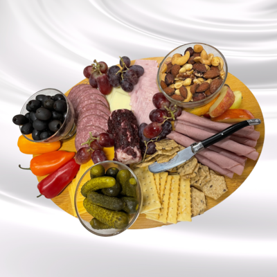 Oval Wooden Charcuterie Cutting Board