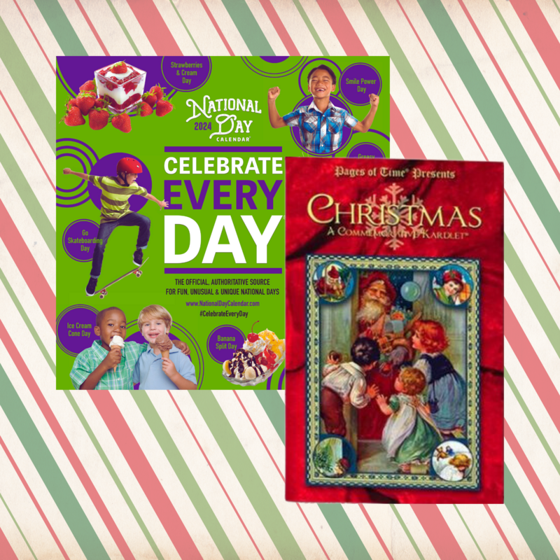 2024 National Day Wall Calendar and Christmas KardLet® Combo