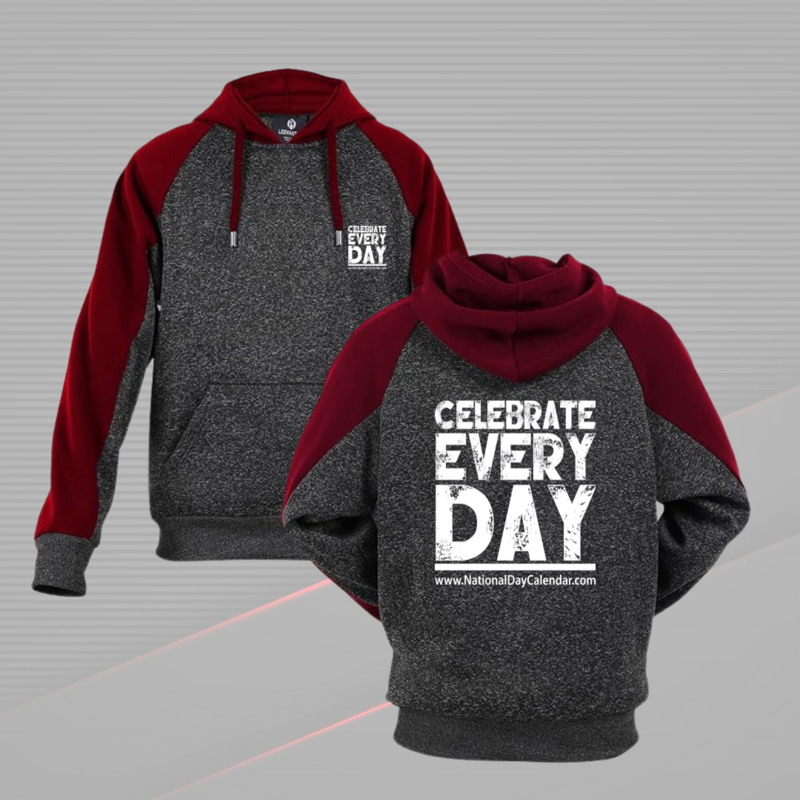 Celebrate Every Day Dual Tone Hoodie (Black/Red)