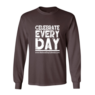 Brown Celebrate Every Day Long Sleeve Shirt