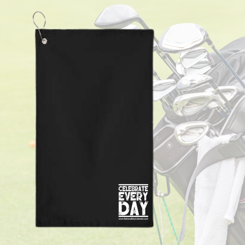 ​Terry Cloth Golf Towel with Grommet &amp; Hook