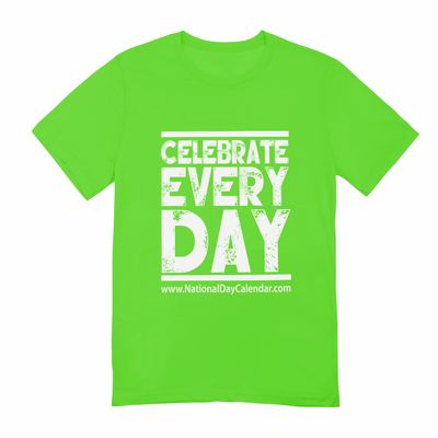 Neon Green Celebrate Every Day T-shirt